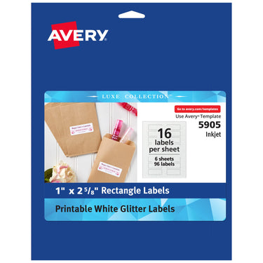 Avery Luxe Collection Glitter Stickers, 1